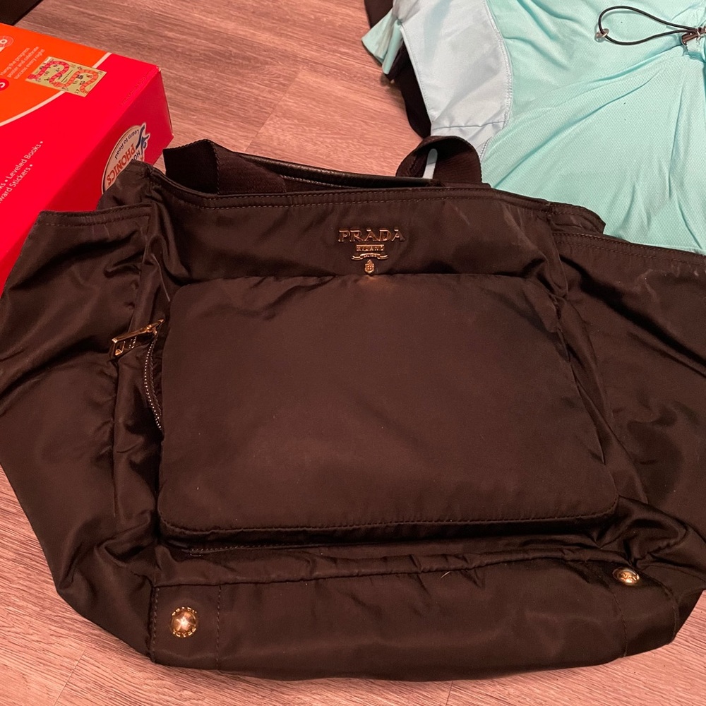Prada diaper bag